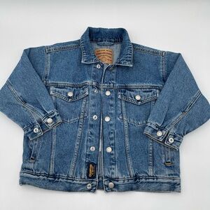 Oshkosh B'gosh Denim Jean Jacket Kids Boys Size 5 Blue Jean 100% Cotton